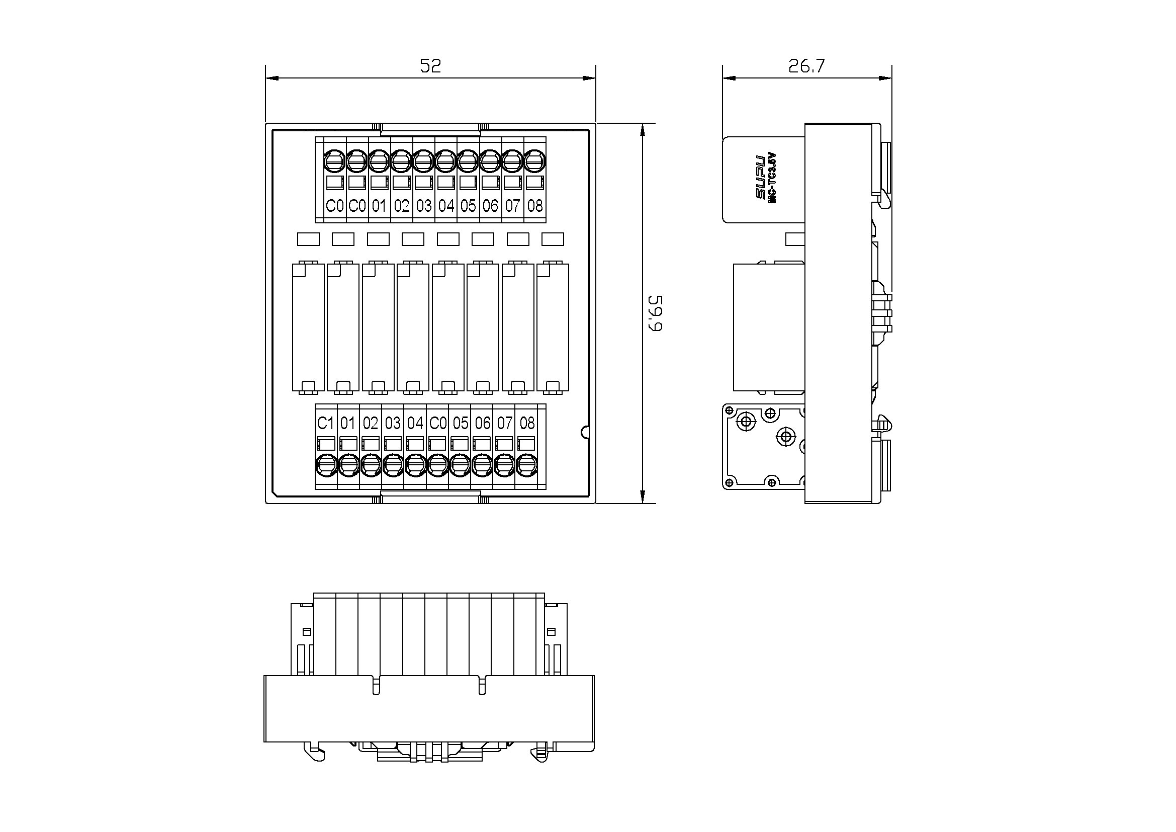 继电器模组XF1S-08SS-1AU