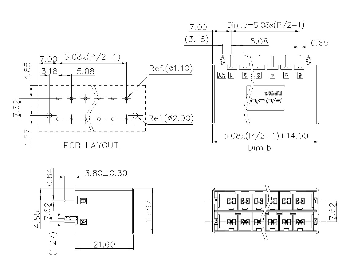 动态接插件连接器DP508V2XXF-BK-XY10-速普电子